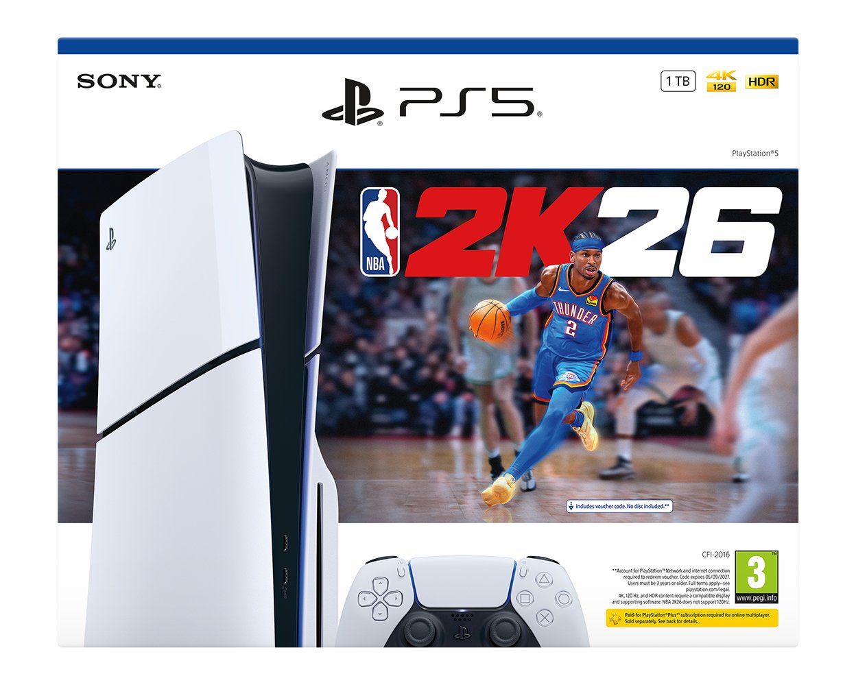 PlayStation 5 Console & NBA 2K26 Bundle
